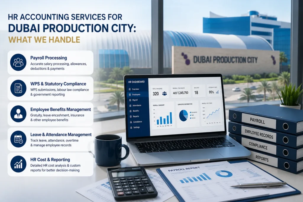 HR Accounting Services for Dubai Production City: What We Handle