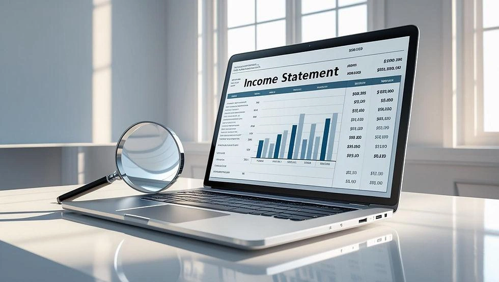 Preparation of income statements